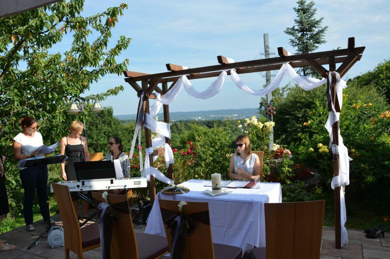Pension Restaurant Rosenberg Jennersdorf Exteriör bild